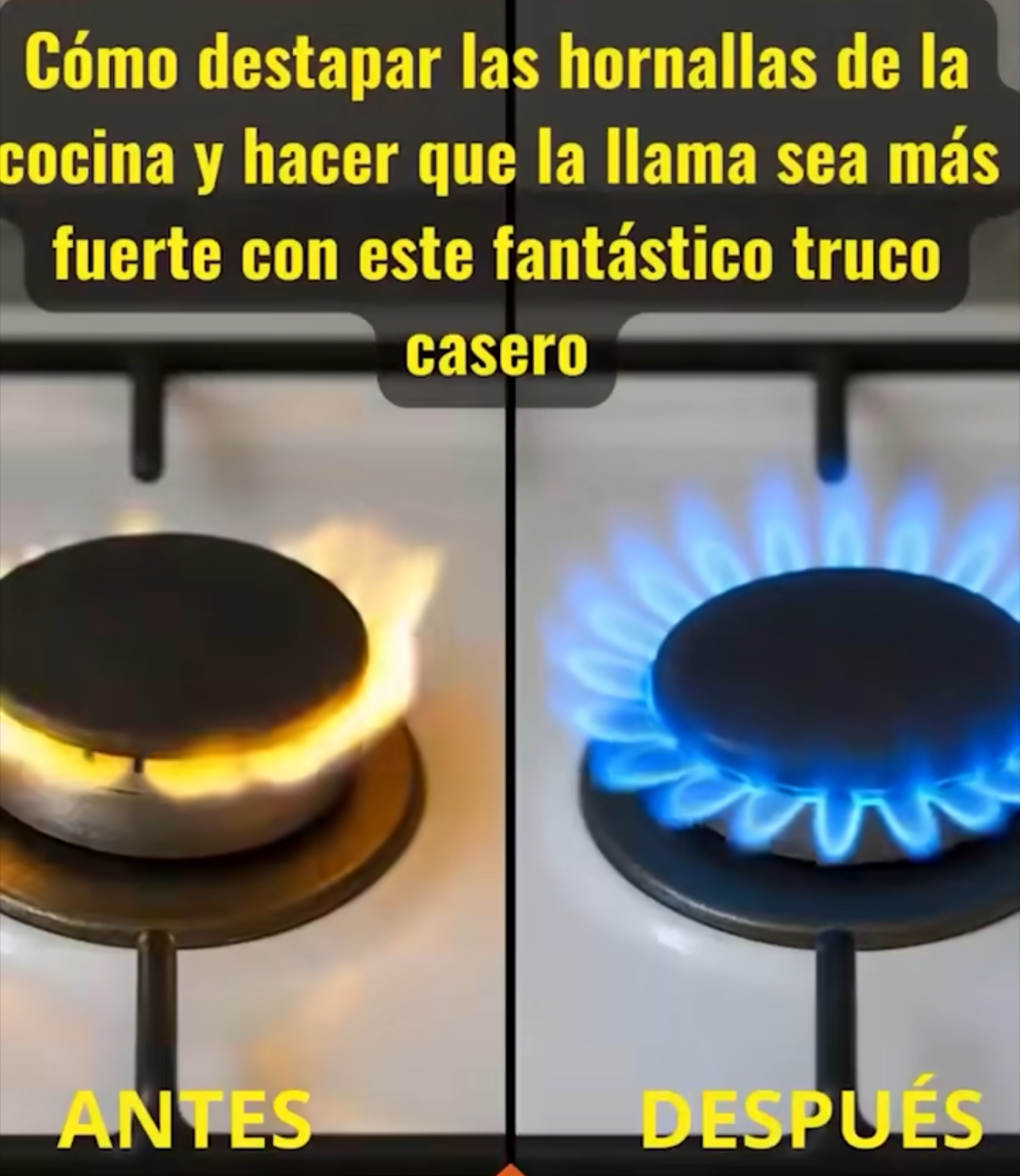 Truco casero para mejorar hornallas de cocina
