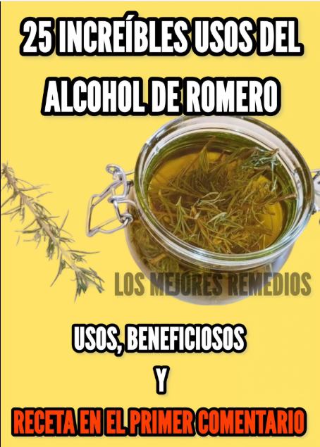 Frasco de Alcohol de Romero