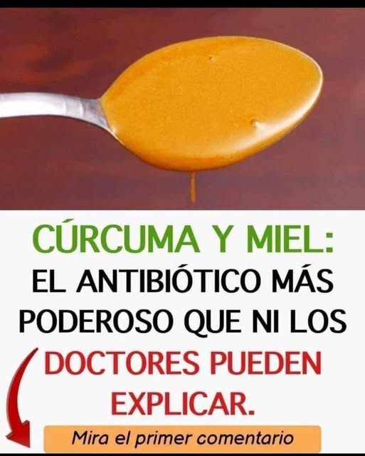 Cúrcuma y miel, el antibiótico natural