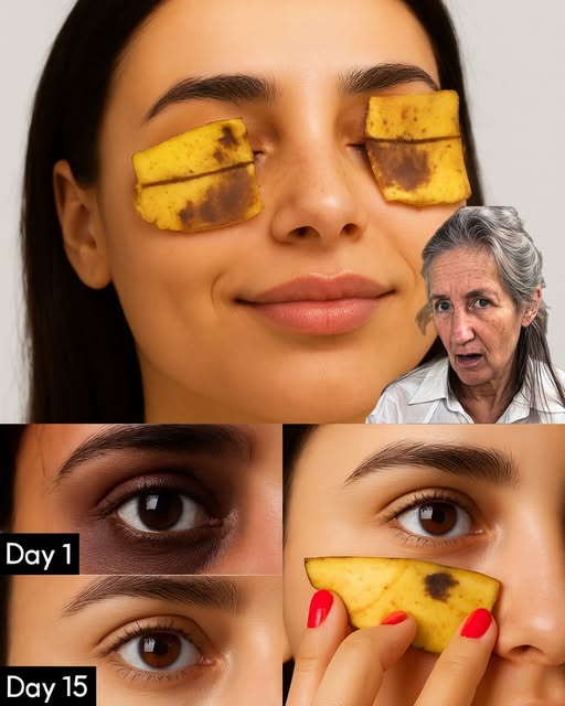 Cáscaras de Plátano para Ojeras