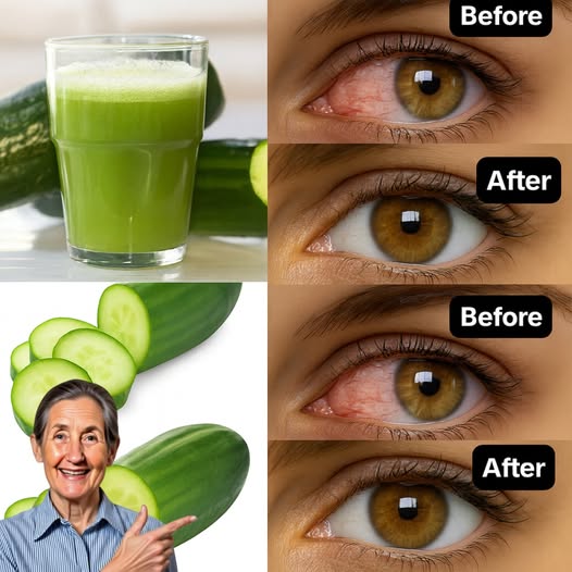Jugo de pepino y salud ocular