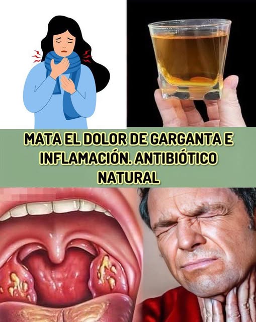 Remedio natural para el dolor de garganta
