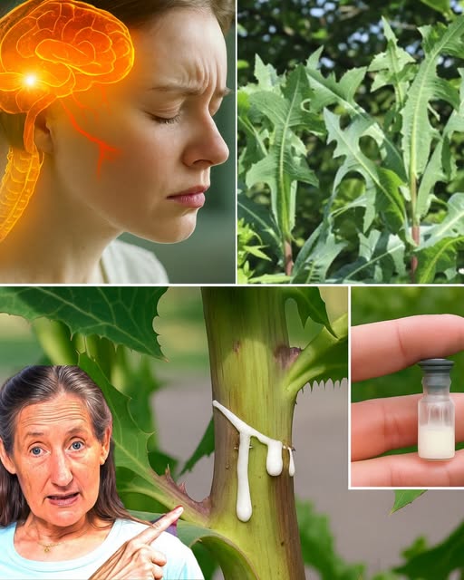 Savia del cardo lechoso