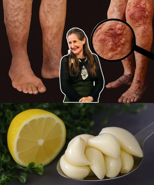 Ajo y limón, remedio natural para varices