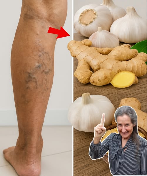 Ajo y jengibre para tratar varices