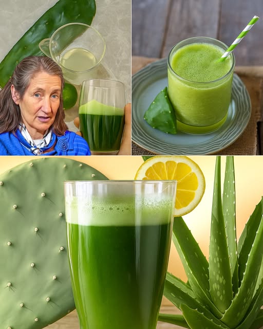 Jugo Verde de Nopal y Aloe Vera