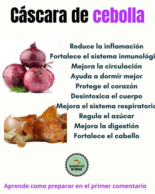 Beneficios de la Cáscara de Cebolla