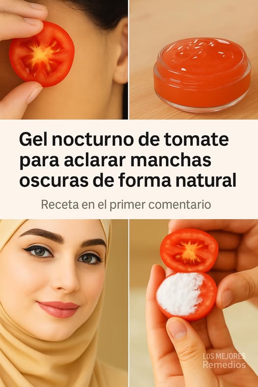 Gel nocturno de tomate