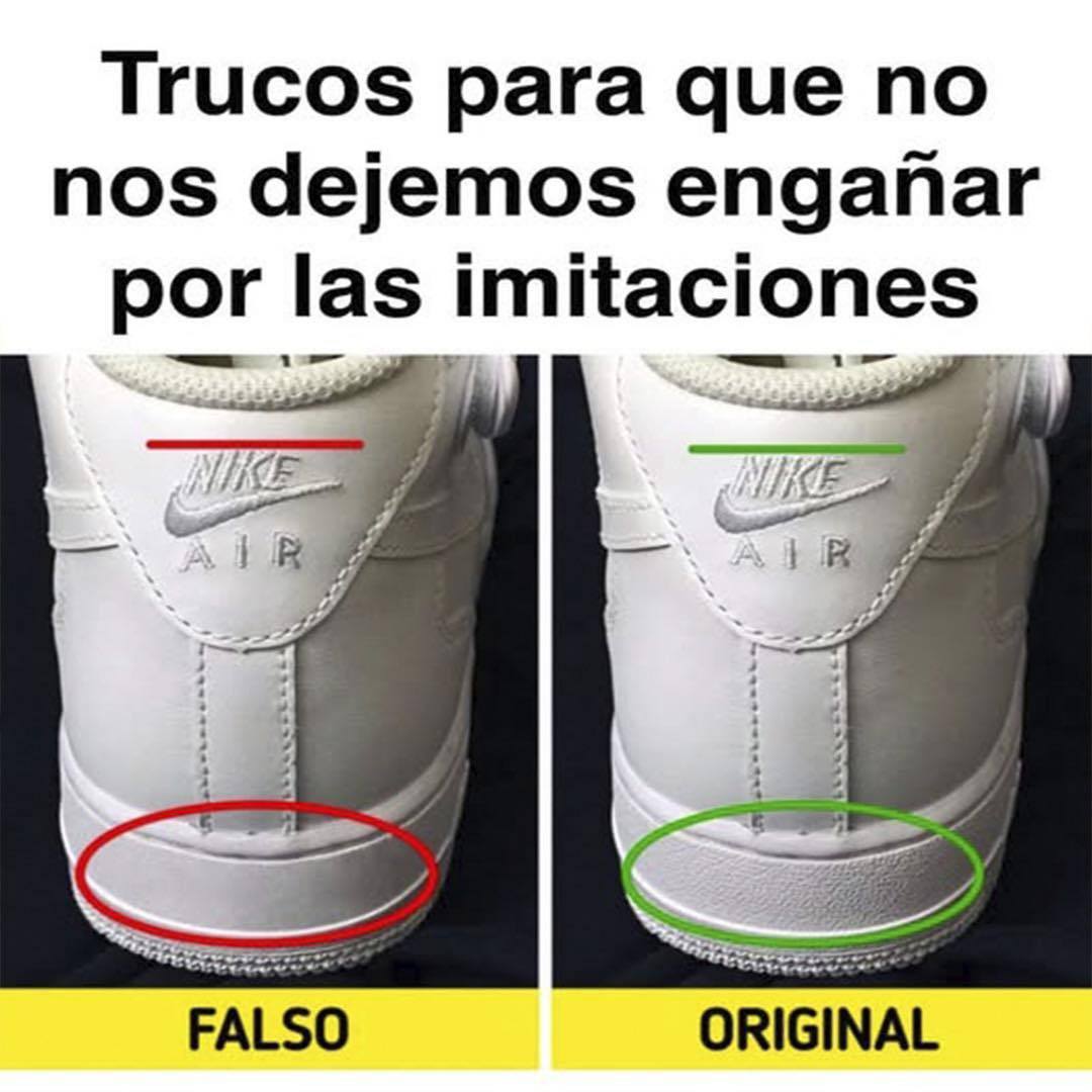 Diferencia entre Nike Originales y Falsos