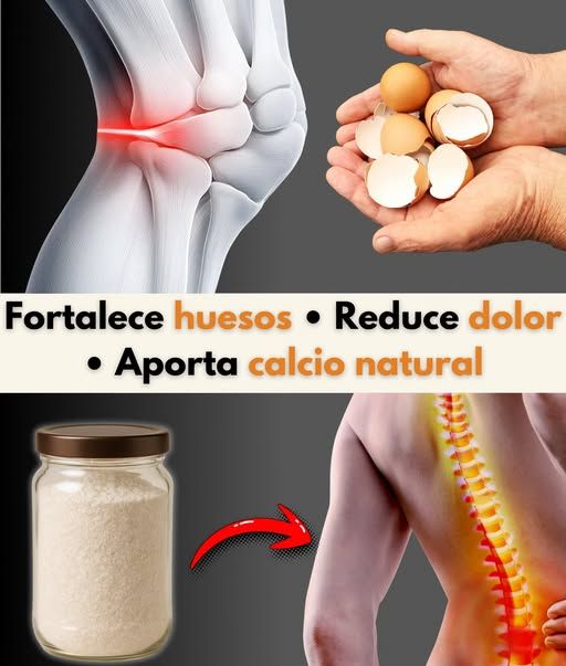Cáscara de huevo para huesos