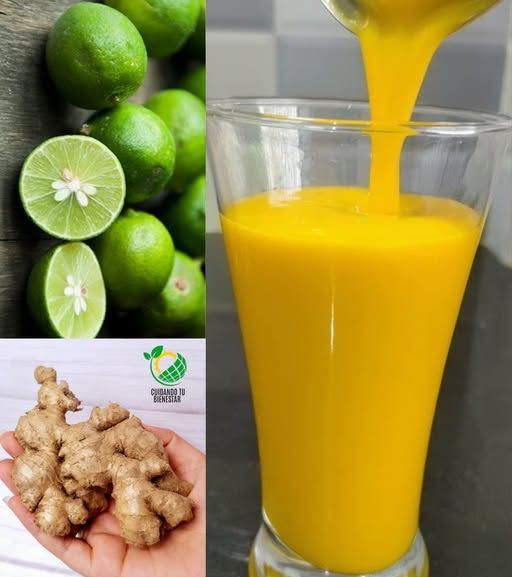 Mezcla casera de moringa, jengibre y limón