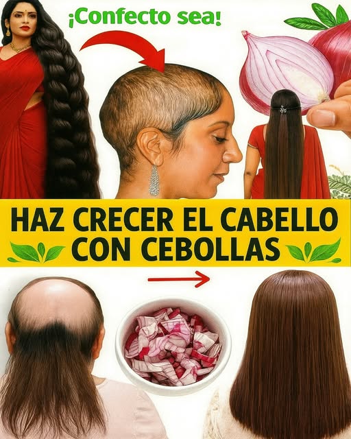 Antes y Después del Crecimiento del Cabello con Agua de Cebolla