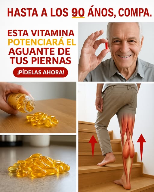Suplemento vitamínico para piernas saludables