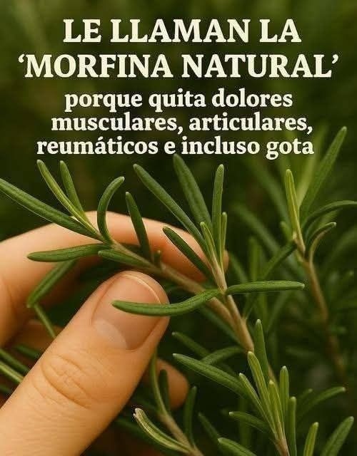 Seleccionando hojas de romero