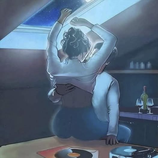 Escena romántica entre dos personas